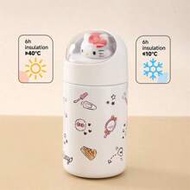 Sanrio Hello Kitty Doll Insulated Cup 280ml/9.47oz, Comfortable Touch, Good Insulation, Portable And