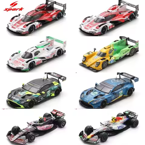 SPARK 1:64 Le Mans 24H 2025 Oreca 07 935 VCARB NO.22 HAAS VF-25 NO.87 2025 Diecast Model Car