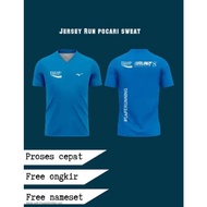 Kaos Jersey Pocari Sweat Free Nama