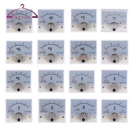 [deevoka] 16 Type Range DC Analog Amp Meter Ammeter Current Panel Ampere Meter Accuracy Class 2.5 Am