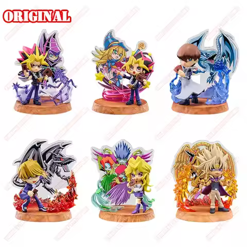 Original YU-GI-OH! Animation Game Peripheral Toys Duelist Yami Yugi Kaiba Mai Boxed Gacha Anime Acti