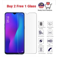 🔥🔥Buy 2 Free 1🔥🔥 Oppo Transparent Temper Glass A3s A12E F5 F7 A77 A33 A37 A83 R15 R17 Pro F9 A5s A12