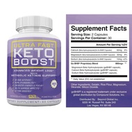Ultra Fast Keto Boost - Advanced Weight Loss Metablic Ketosis Support GoBHB Pure BHB Salts (beta hyd