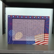 Cross-Border with Home Money Box Quality Independence Day Wooden Money Box Counter MoneyBox Counter 