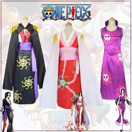 Boa Hancock Empress Snake Princess Cheongsam Cosplay Costume - One Piece