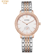 Eyki Women's Classic Luxury Fashion Trendy Watch E2102M Stainless Steel Strap Combination