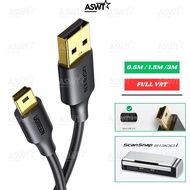 Genuine gold-plated Fujitsu ScanSnap S1300i S1300 S300 S300M S1100 S1100i Scanner connection cable, 