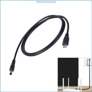 VIVI USB C to DC5 5mmx2 5mm Power Cable Cord with 9V 12V 20V Output Optional for Routers Fan Speaker
