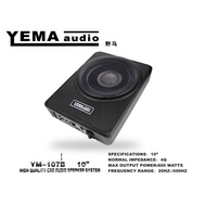 Speaker 10" inch/4Q Impedance/600W Output Power/20HZ-500HZ Frequency Range Speaker YEMA AUDIO YM-107