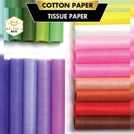 25-35pcs Cotton Paper Flower Wrapping Paper Bouquet Packing Paper Fog Paper Birthday Decoration