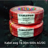 Awg 16 cable 30 meters long