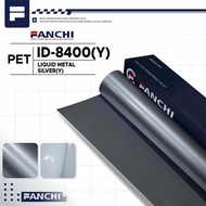 152CM Sticker FANCHI ID-8400 Y Liquid Metal Silver PET 152cm per meter