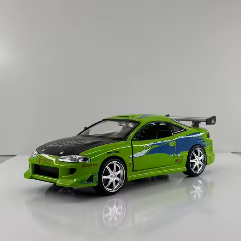 JADA 1/24 Fast and Furious Cars BRIANS Mitsubishi Eclipse Collector Edition Metal Diecast Model Cars