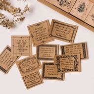12 pcs Bible Verse Kraft Stickers for Vintage Journal Devotions