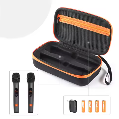 JBL Wireless Mic Case Microphone Case for JBL Wireless Mic Two Microphone System, Waterproof Shockpr