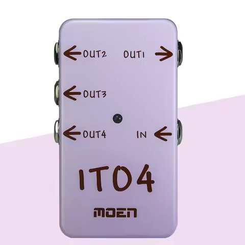 MOEN Electric Guitar Effect Pedals Buff 1 TO 4 One Quarter Topology Output Single Block Effects AM-B