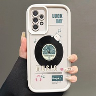 Case For Samsung Galaxy A52 5G A52s A50 A50s A30s A73 5G Music Phone Rabbit Bear