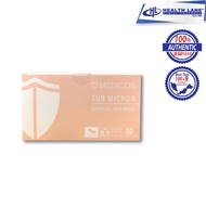 MEDICOS Surgical Disposable Face Mask 4 Ply Earloop - Peach Crush (50's)