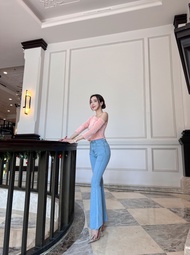 MOTTOM - PONY JEANS โพนี่ กางเกงยีนส์ผู้หญิงทรงเอวสูงขาม้า