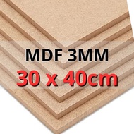 MDF 3MM (30 x 40cm) MDF Photo Frame