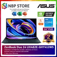 Asus ZenBook Duo 14 UX482E-GHY412WS 14'' FHD Touch Laptop Celestial Blue