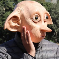 Hot  Masquerade Halloween Latex Funny Dobby mask Cosplay Carnival Party Costume PropsNew