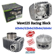 TAIKOM RACING BLOCK SET WAVE125 60MM 62MM 65MM 66MM CYLINDER BLOCK SET TAIKOM W125