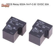 honeybird 2 PCS 12V Relay 832A-1A-F-C-B 12VDC 30A 4Pins Electromagnetic Relay Home Appliance Relays 