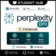 [FAST 24/7] Perplexity AI Premium | GPT Alternative | Grok Sonar Claude 4.6 DeepSeek | Homework Assi