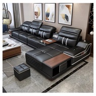 sofa kulit sofa minimalis sofa ruang tamu modern