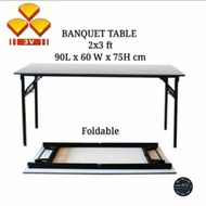 2x3 ft 3V Banquet Table meja/ banquet office table desk study table function