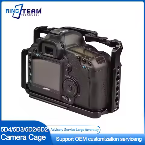 Anti-Scratch Camera Cage for Canon EOS 5D Mark II/III/IV And 6D Mark II - High-Quality Accessory wit