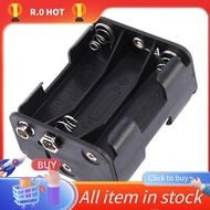 Hot-Double Side Spring 6 x 1.5 V AA Battery Holder Case Box Black