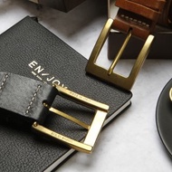 Oregon系列 意大利樹羔皮皮帶 原創 復古設計 平口帶尾