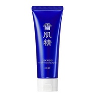 Sekkisei White Cream Wash, 130g, Facial Cleanser, Foam, Dullness, Pores, Exfoliating, Moisturizing, 