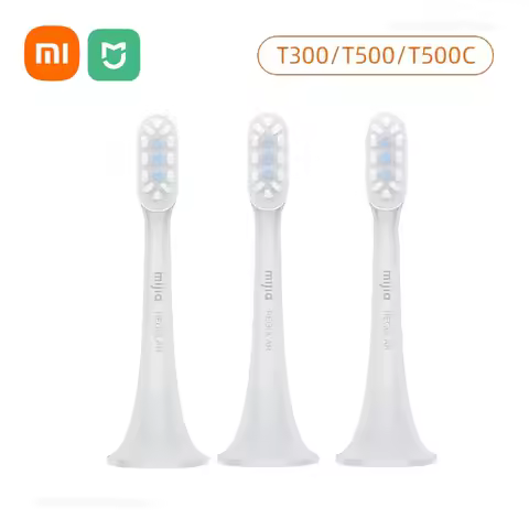 3pcs Original Xiaomi Mijia T300 T500 Sonic Toothbrush Heads Teethbrush Replacement Heads Sonic Oral 
