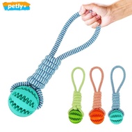 Best PETLY Products. Tug OF WAR ROPE BALL TOYS - Dog BALL Biting ROPE Toy