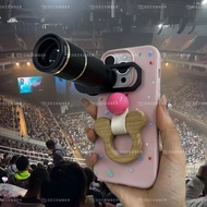 64x long zoom lens with stand