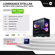IDEALTECH LUMINANCE STELLAR INTEL GAMING PC ( INTEL CORE ULTRA 5 / NVIDIA RTX5070 12GB / 16GB RAM / 