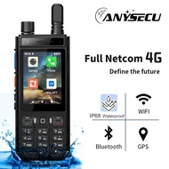 ANYSECU W70 Android 10 4G Network Radio With GPS WiFi IP68 Waterproof PTT Walkie Talkie Compatible w