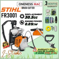 ''STIHL'' BRUSH CUTTER FR3001 MACHINE POTONG RUMPUT PASANG SENANG FREE GIFT 30.5cc 0.81kw 6MONTH WAR