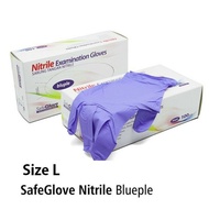 New Arrival!!S Nitrile Blueple Saveglove Powder Free Nitrile Gloves