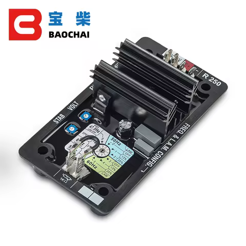 R250 AVR Automatic Voltage Regulator for Generator Control Panel Avr Regulator Diesel Alternator Avr
