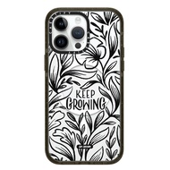 Magsafe Case for iPhone 14 13 12 11 Pro Max 14 Plus Keep Growing Flower Magnetic Acrylic Phone Case Clear Wireless Charge Support Phone Protective Premium Quality Shockproof Transparent Hard Case Cover