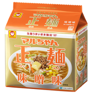 東洋水產 正麵 味噌風味（香濃味噌拉麵）5入分享包540g 【平行進口】最佳食用期限：2026年12月1日