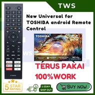 New universal Toshiba Android TV Remote Control (CT95022) 55M550LP 43C350KP 32V35KP CT95022
