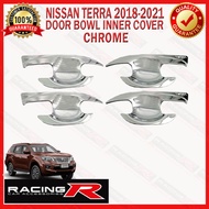 Terra 2018 to 2021 Door Bowl Inner Cover Chrome Garnish ( doorbowl dbc ) ( Nissan Car Accessories) 2019 2020 ( Car Accessories )