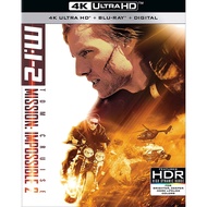 PRE ORDER MISSION IMPOSSIBLE 2 4K BLU RAY + STANDARD BLU RAY + DIGITAL NEW SEALED ORIGINAL 2 DISC US IMPORT TOM CRUISE