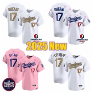 2025 New Los Angeles Dodgers LA Men's 17 Shohei Ohtani Jersey White Stitched Baseball Jersey