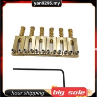 Electric Guitar Bridge Saddles Brass 10.5MM Tremolo Parts Electric Guitar Bridge String Saddle Guita